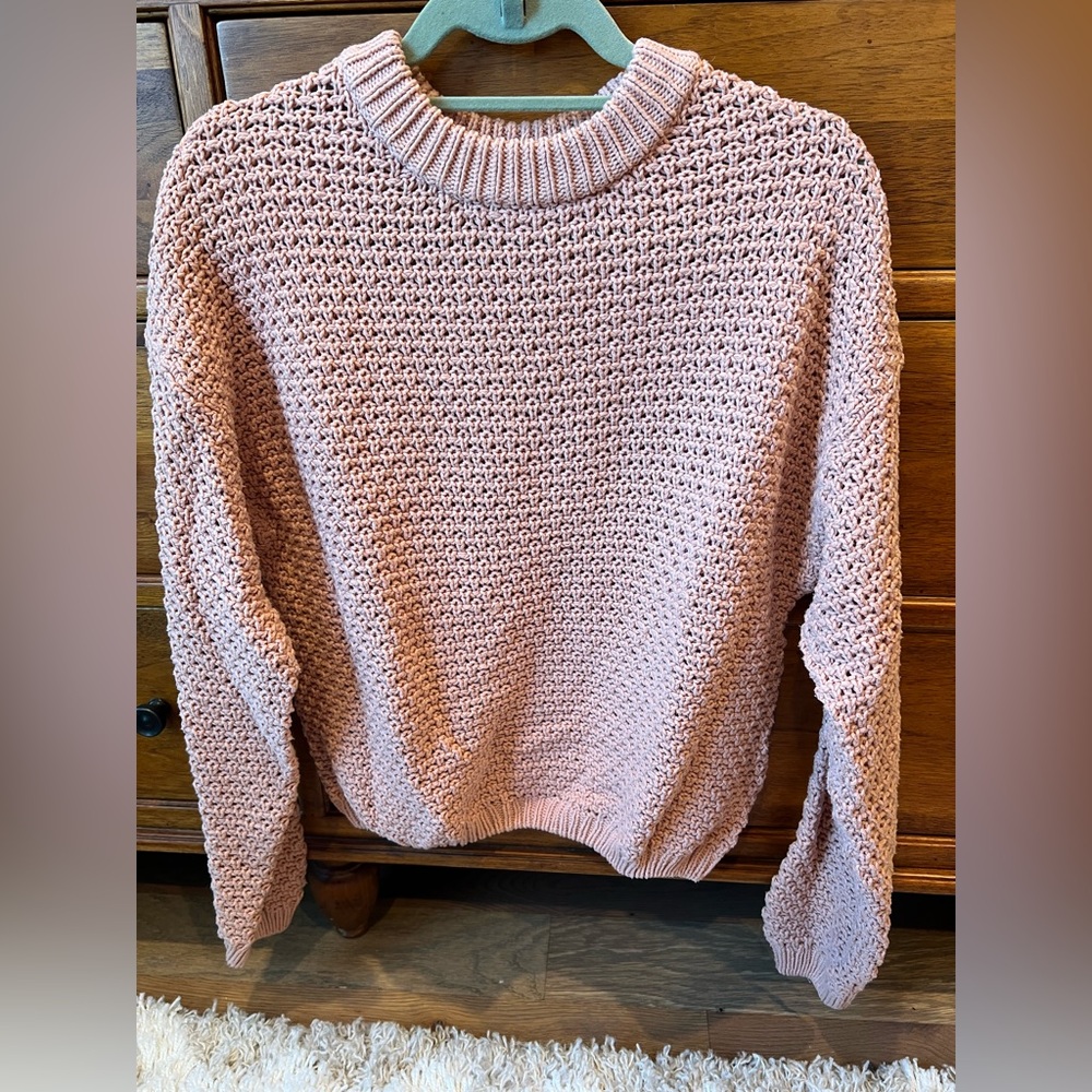 Universal Thread Blush Crew Neck Sweater - image 1